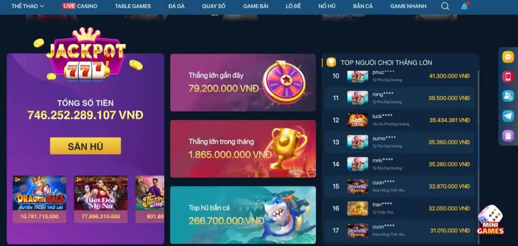 Tổng hợp các loại game nổ hũ đa dạng tại sc88 game, thể hiện các chủ đề khác nhau từ cổ điển đến hiện đại, đồ họa sống động